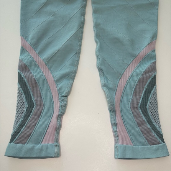 Free People FP Movement The Essence High Waist Leggings In Teal Women’s Size M - Picture 4 of 12